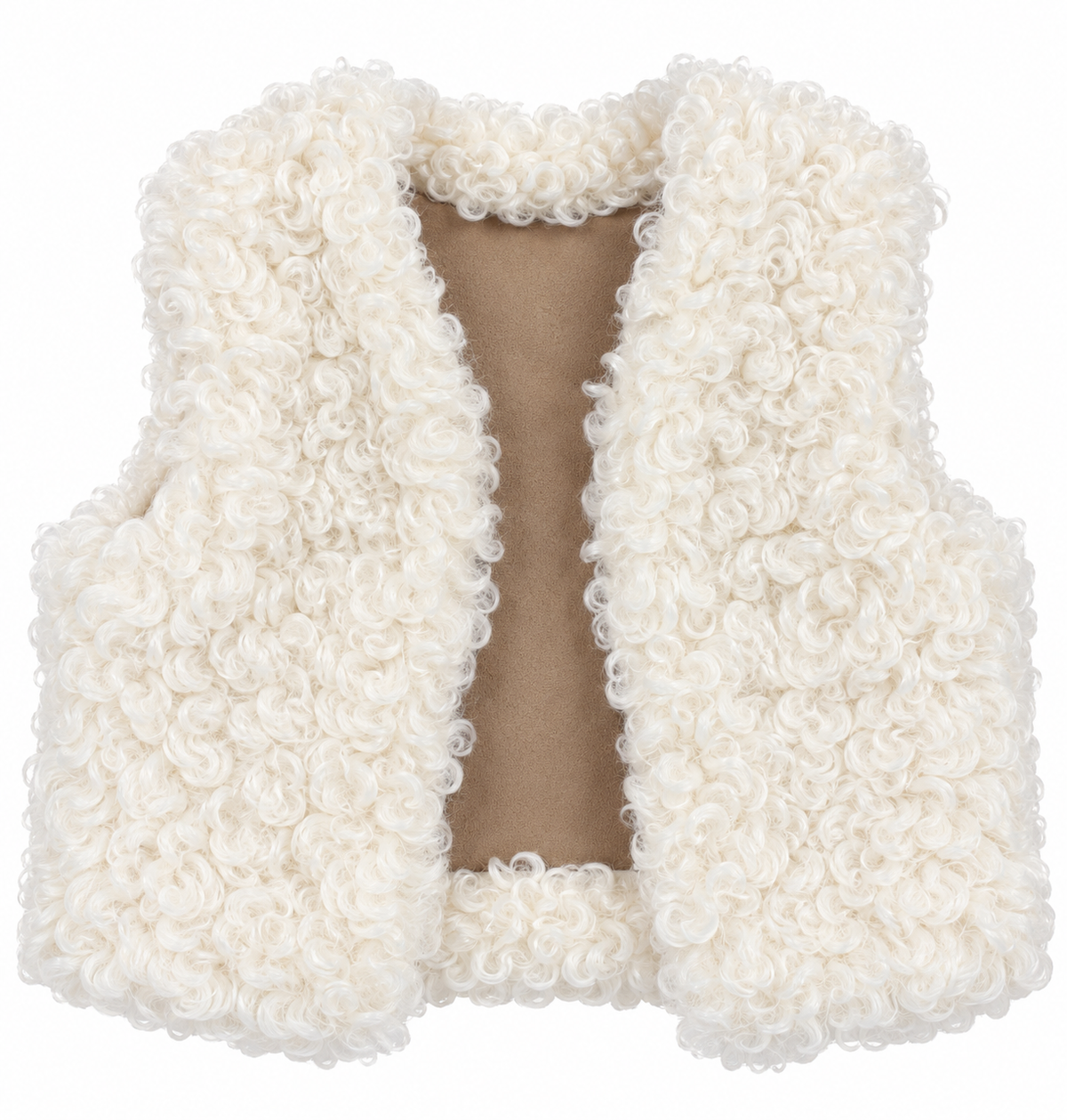 Reversible Brown Suede Vest