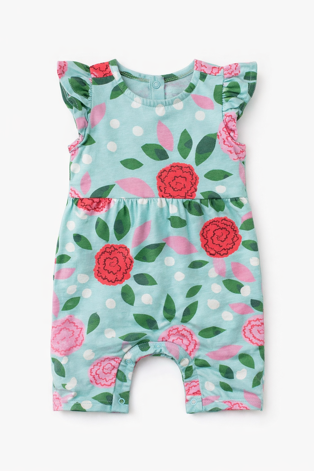 Tulip Sleeve Baby Romper