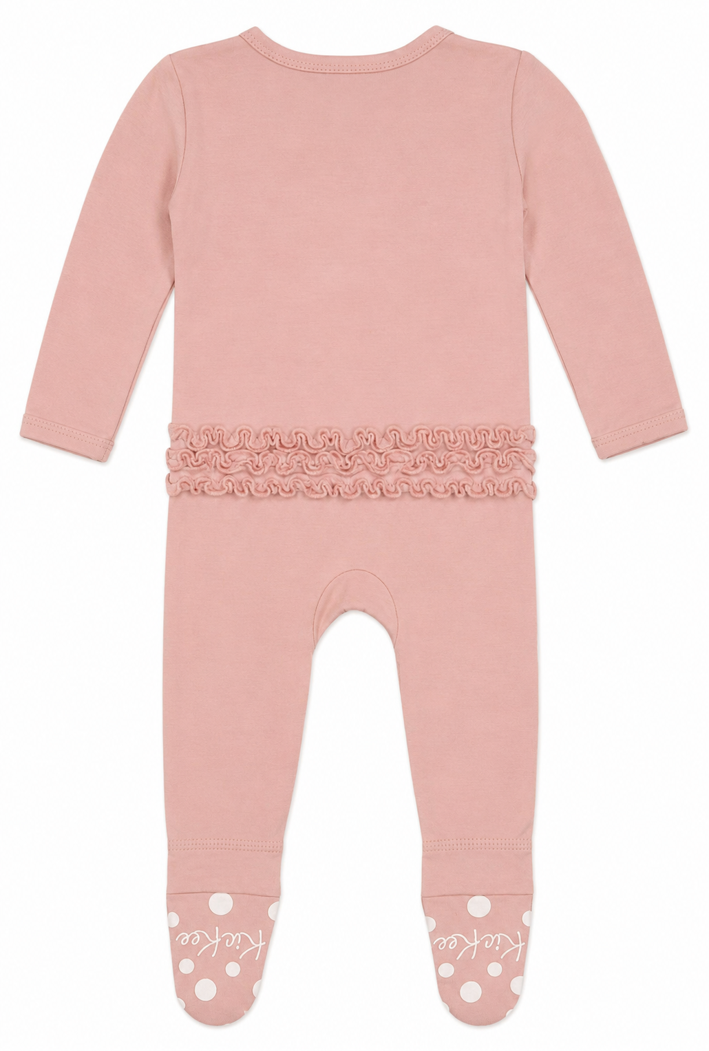 Baby Rose Ruffle Footie