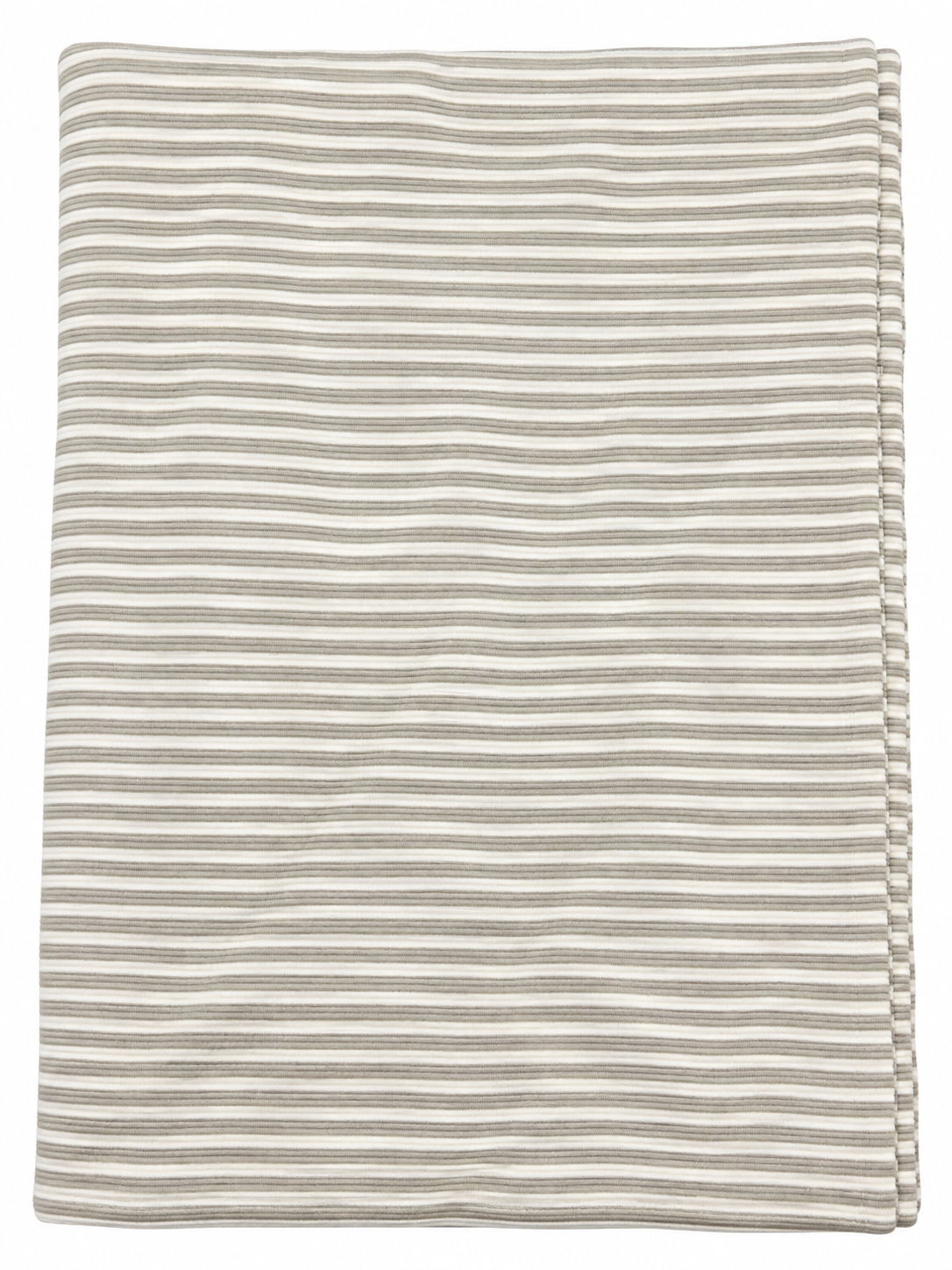 Taupe Striped Ribbed Swaddle