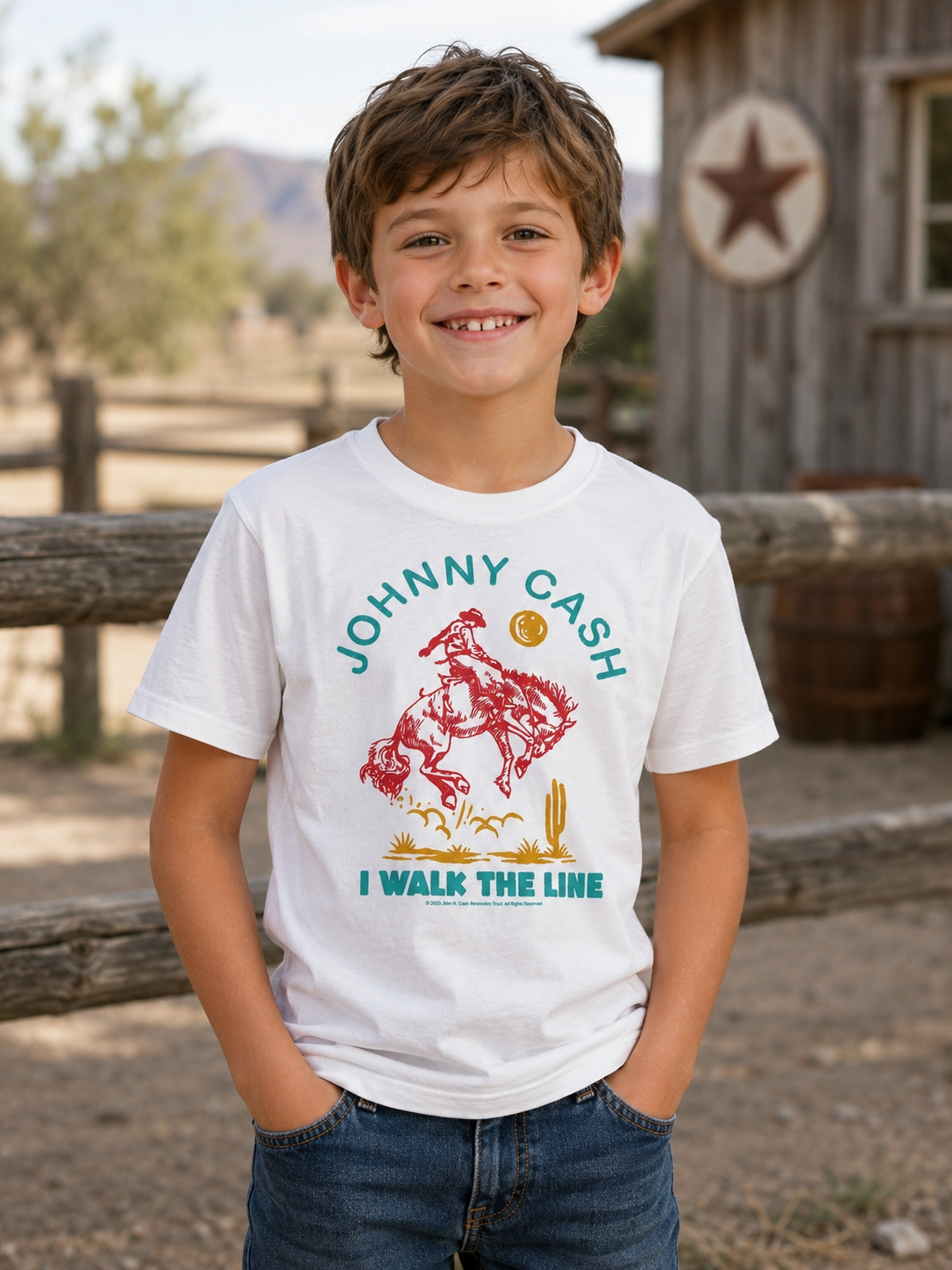 Johnny Cash Cowboy Tee
