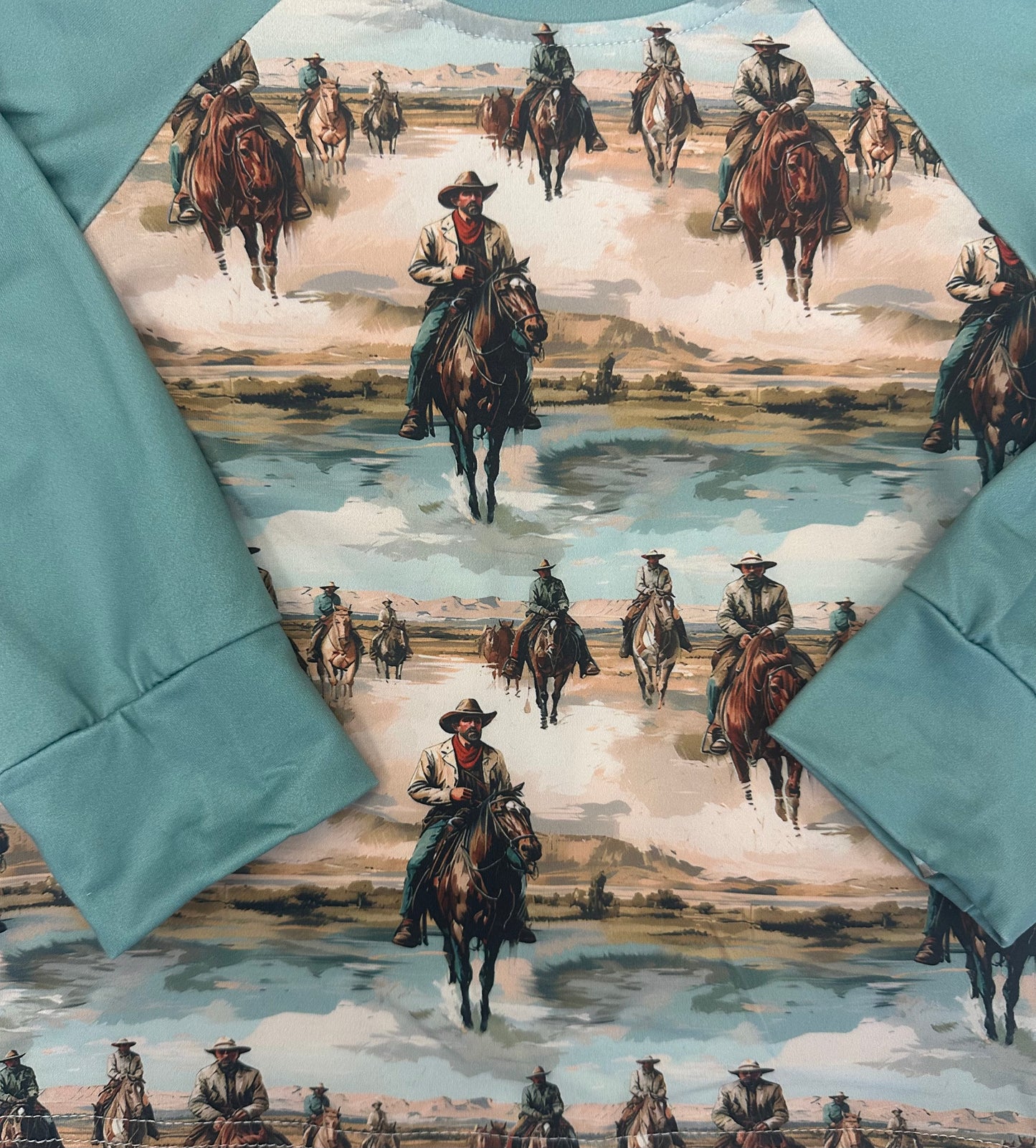 Sunrise Cowboy Long-Sleeved Tee