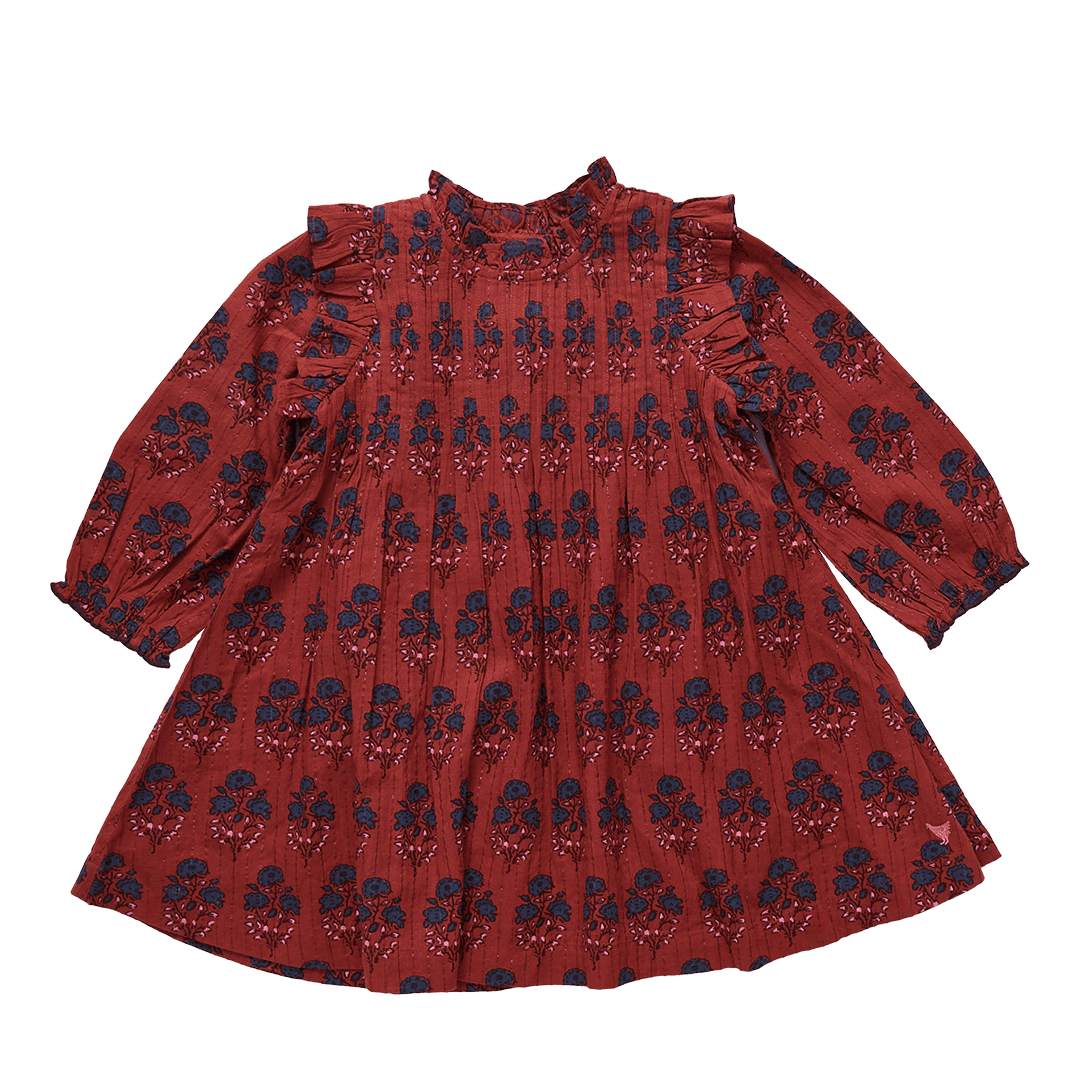 Jaipur Red Strawflower Dress