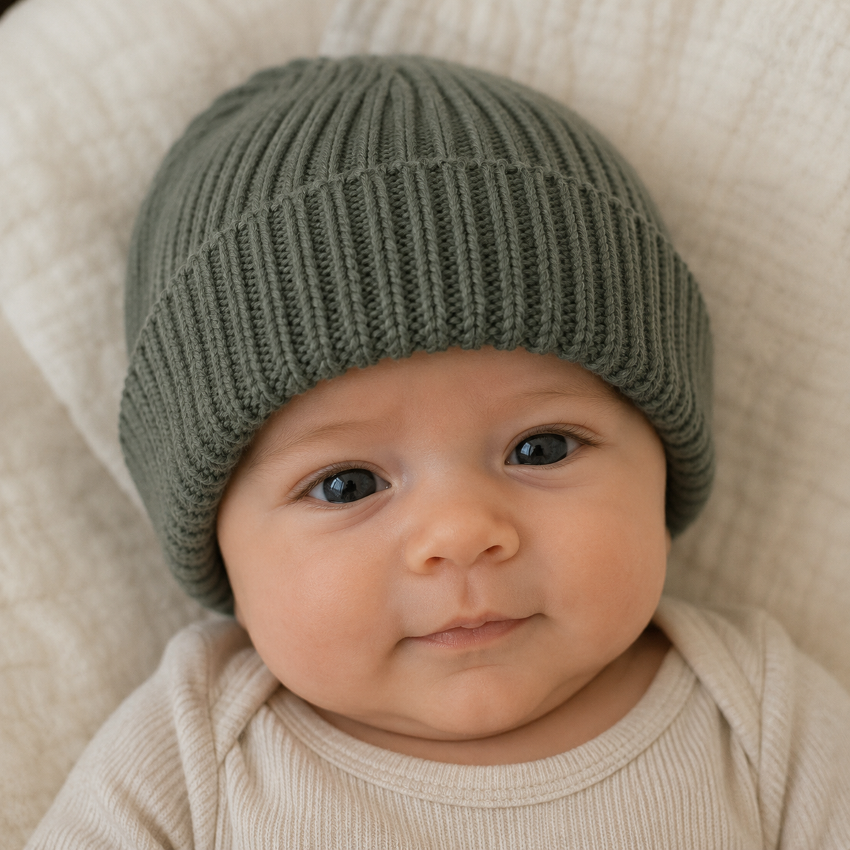 Knit Beanie Olive