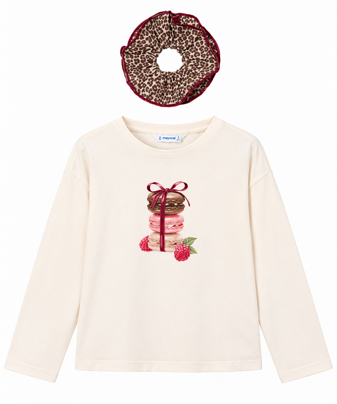 Macaron Long Sleeve W/ Scrunchie