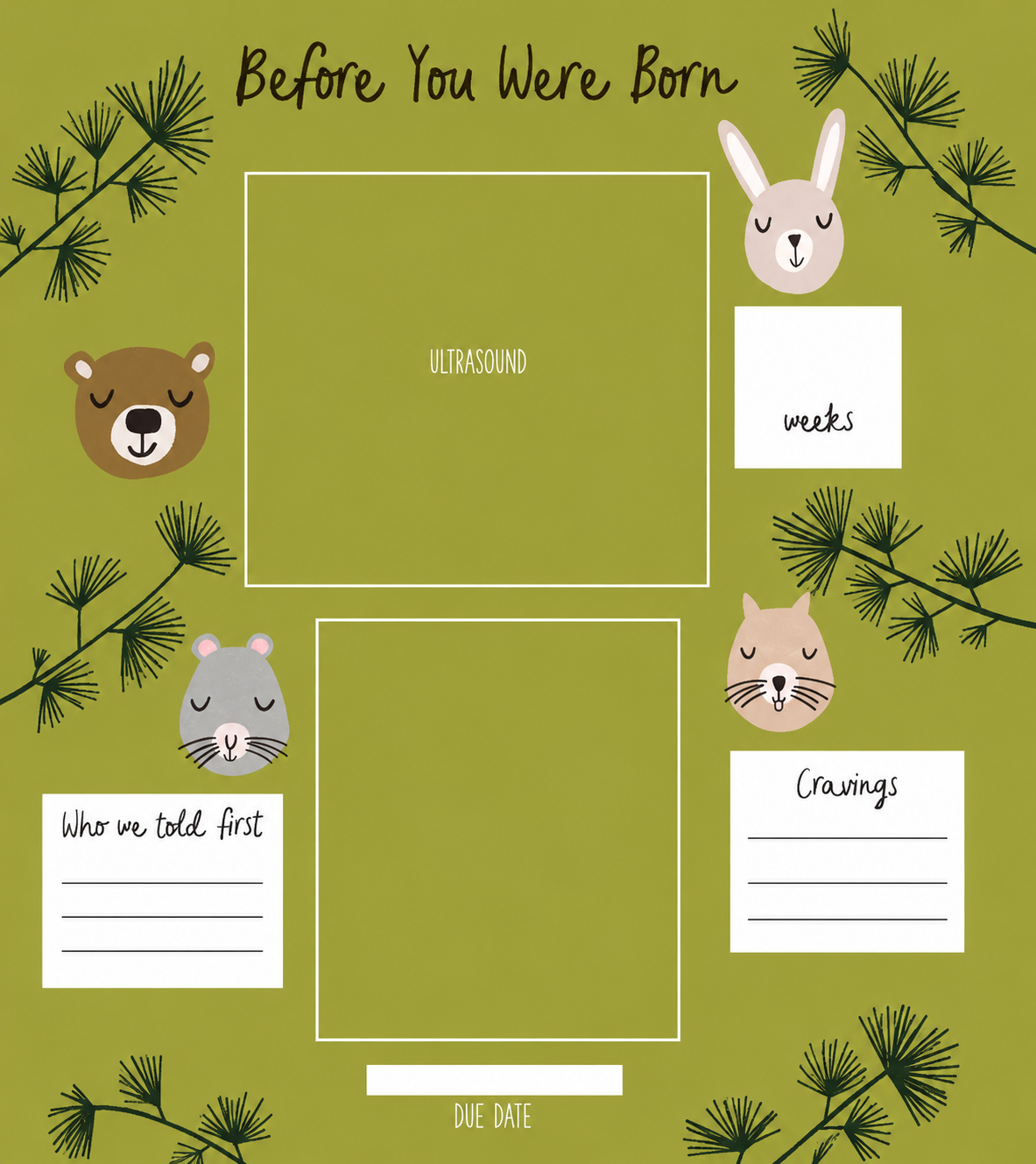 Little Camper First Year Baby Book