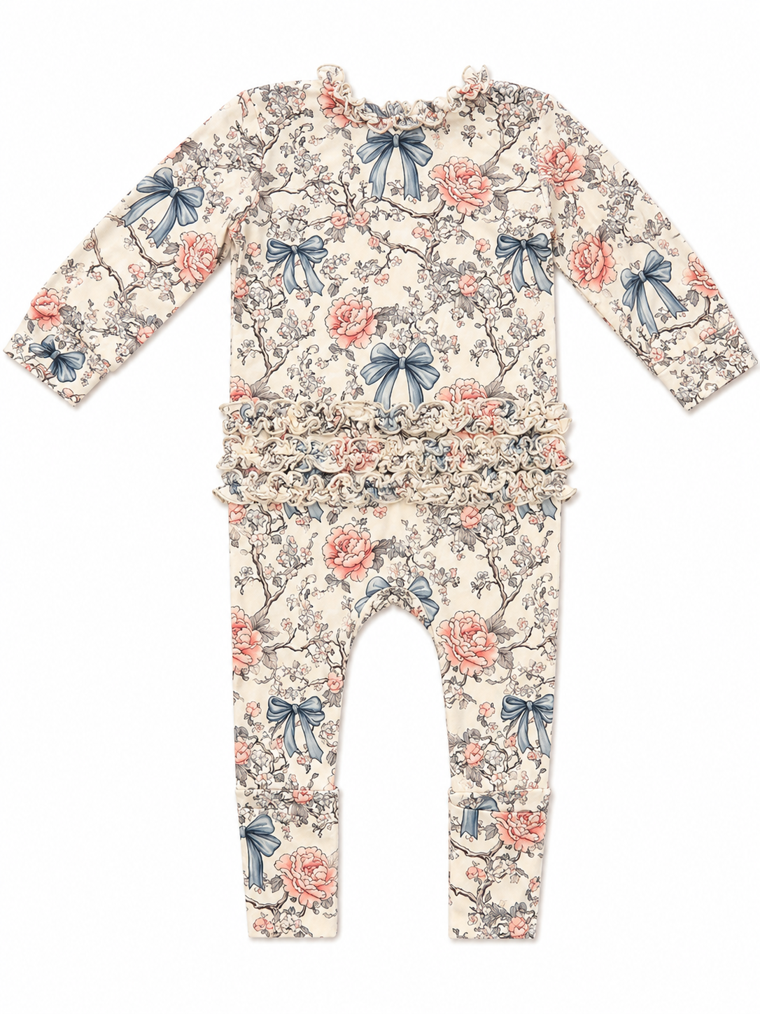 Colette Footie with Ruffle