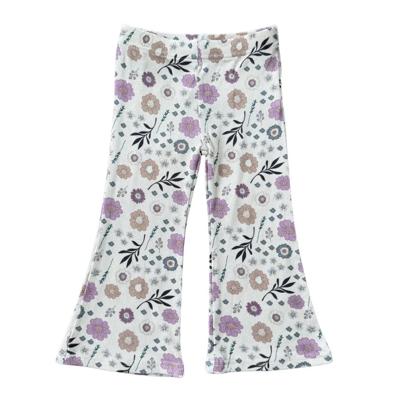 Winter Floral Flare Pant