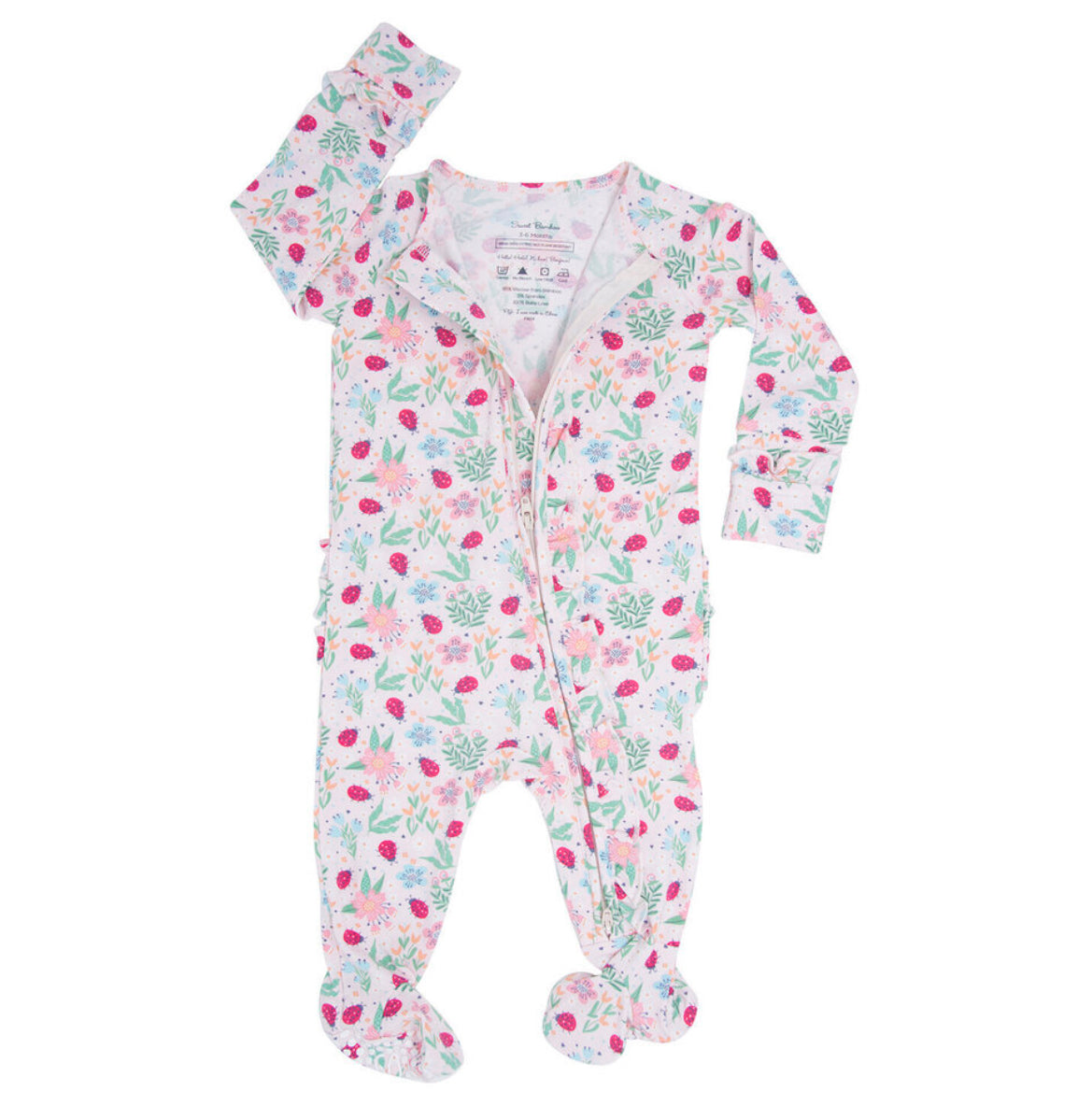 Ladybug Garden Footie