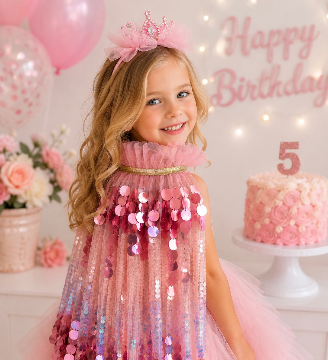 Mermaid Cape Pink