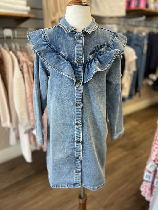 Mid Blue Denim Dress