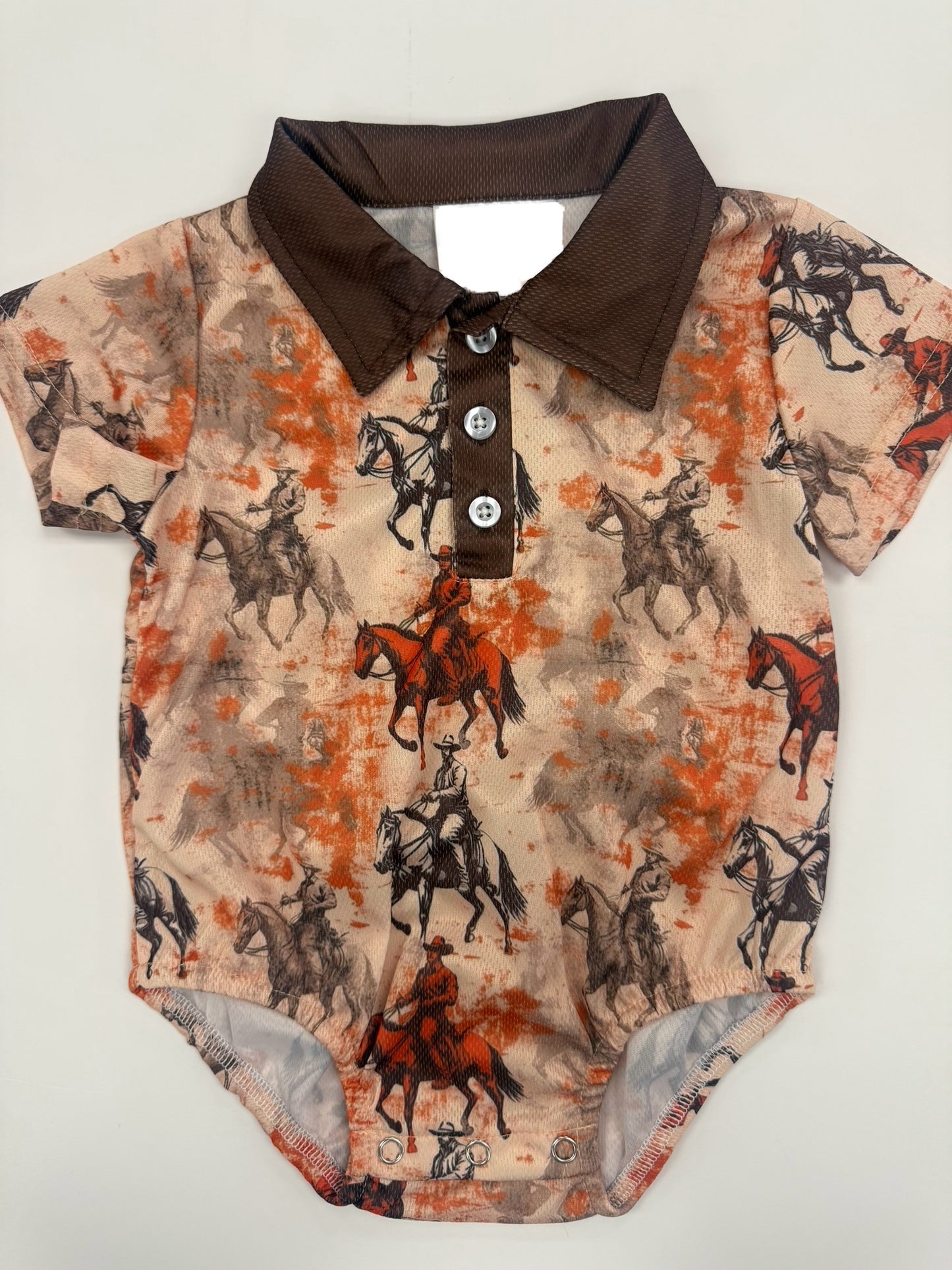 Traveling Cowboy Onesie
