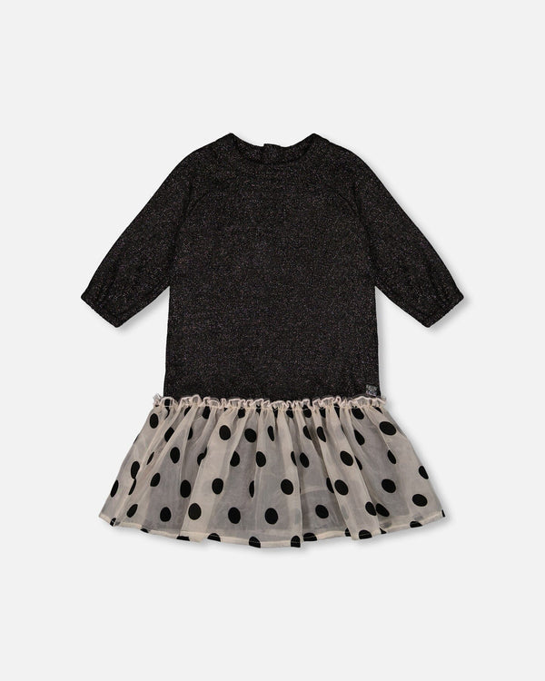 BLK Shimmer Dot Dress