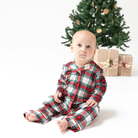 Holiday Plaid PJ Set