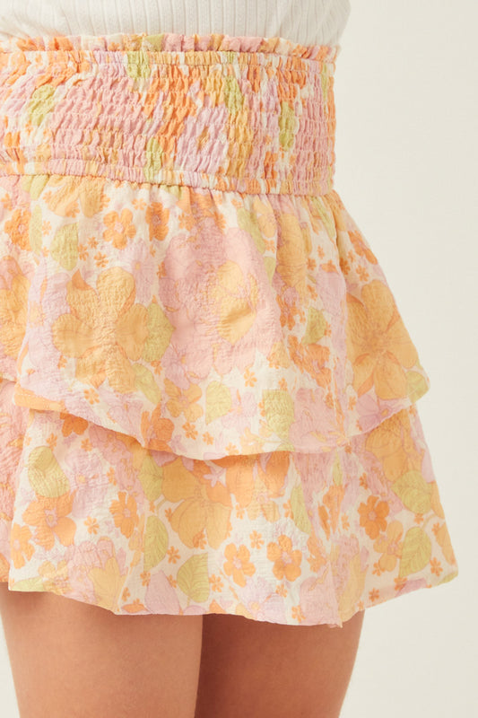 Pastel Floral Skirt