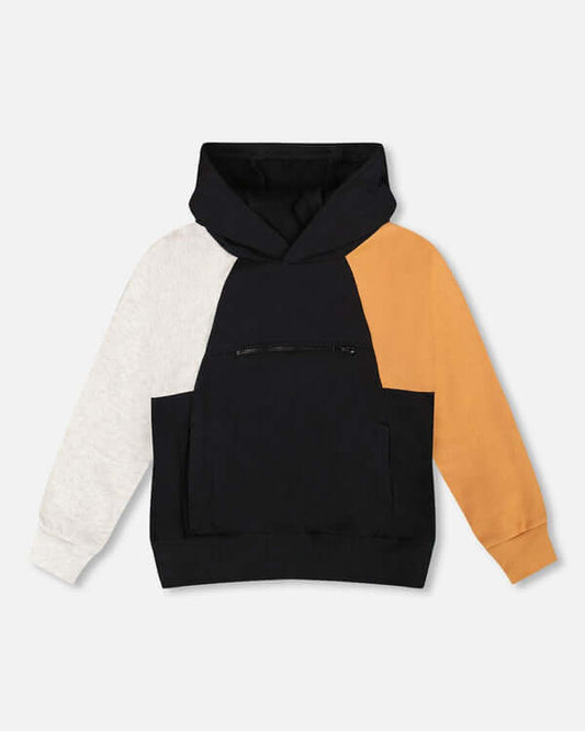 Anthracite Hooded Fleece Sweatshirt