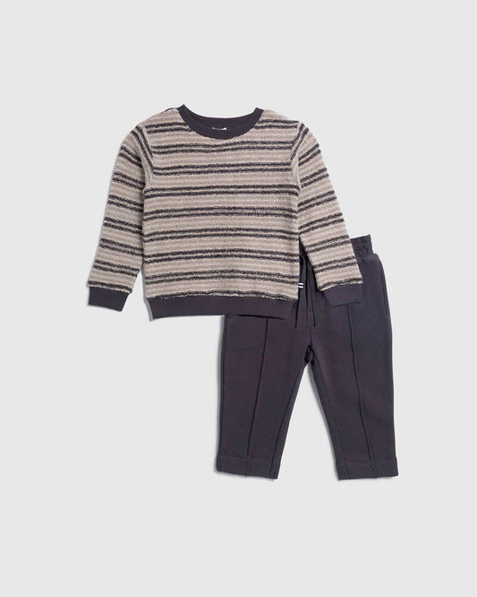 Loopy Stripe Knit Set