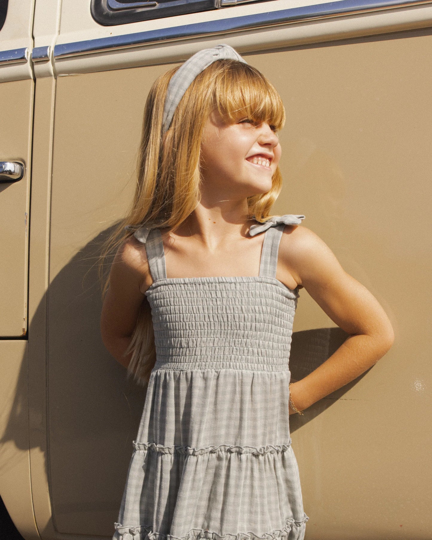 Green Gingham Taylor Dress