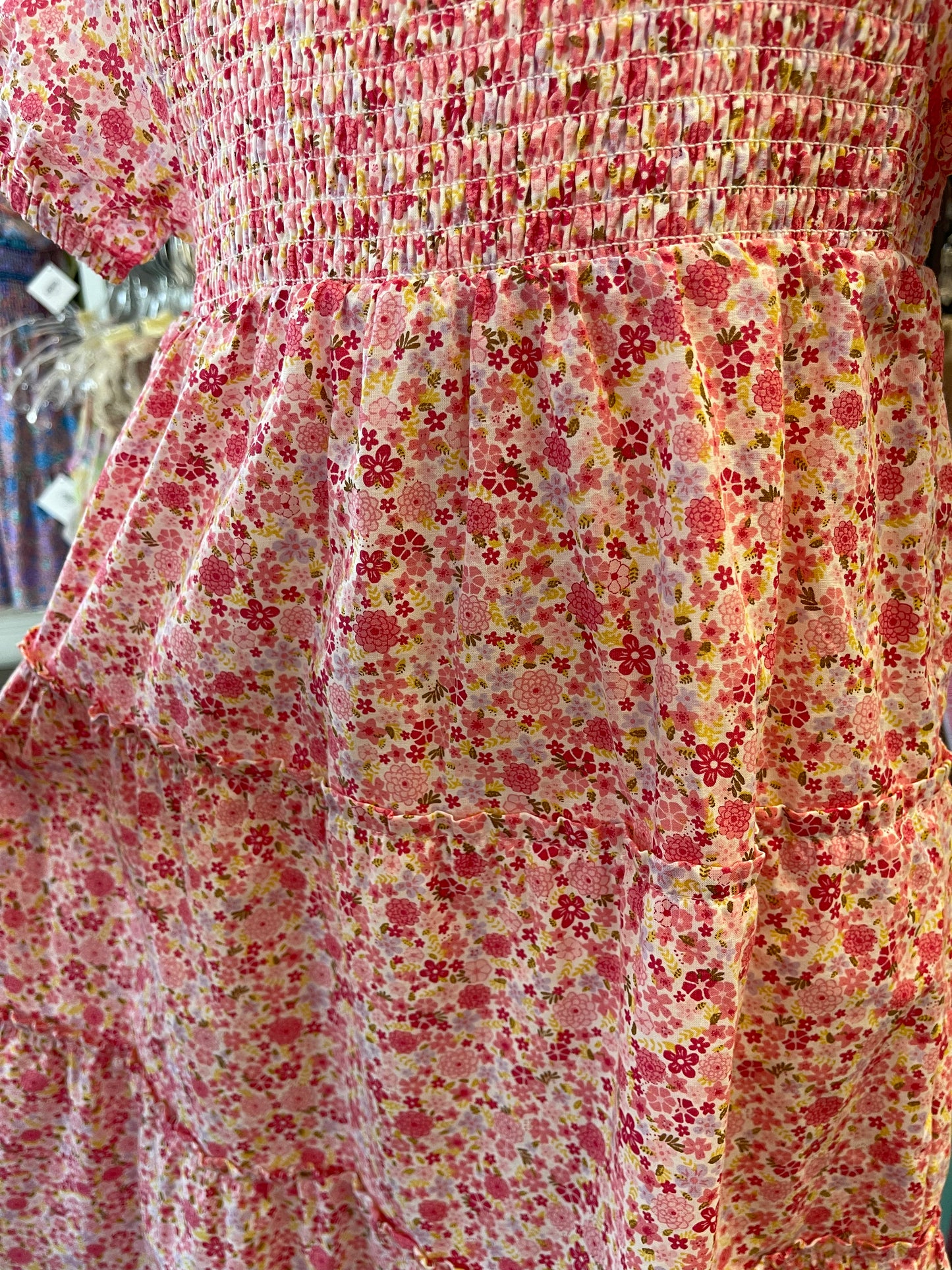 Pink Multi Floral Dress