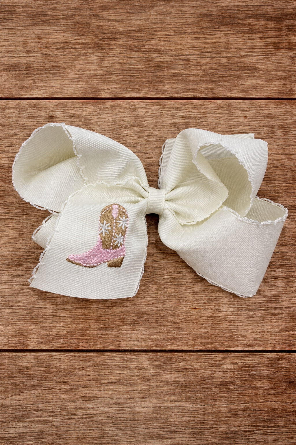 King Natural Cowgirl Boot Gro Bow