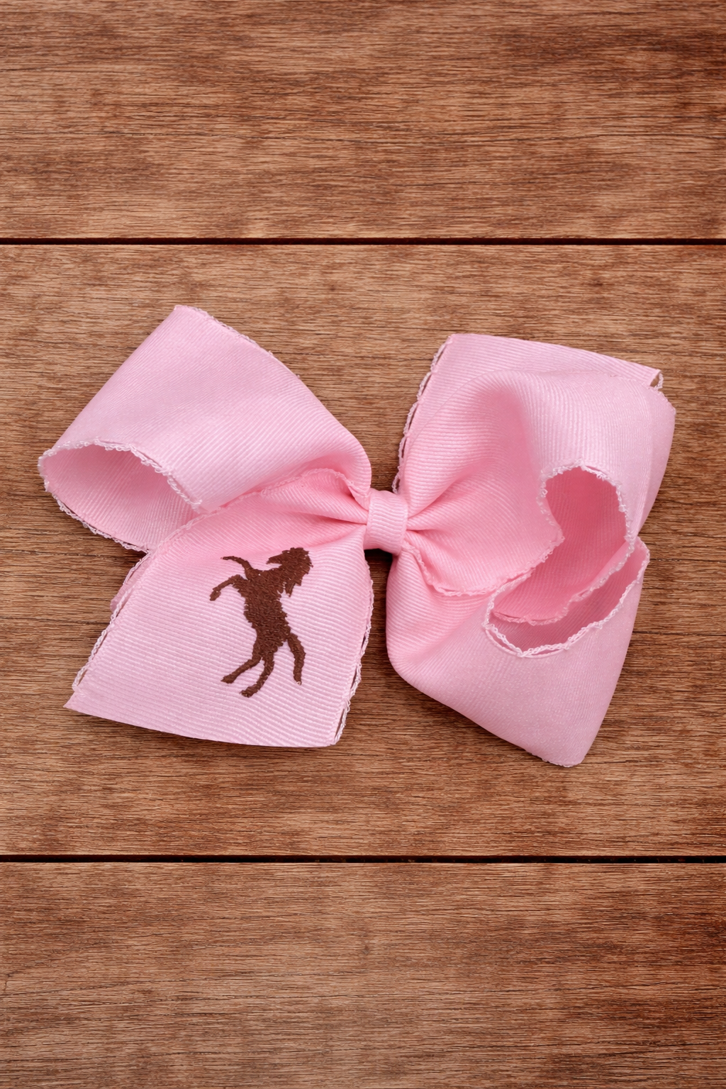 King Light Pink Horse Gro Bow