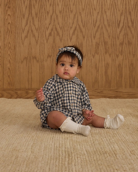 Nellie Set Navy Check
