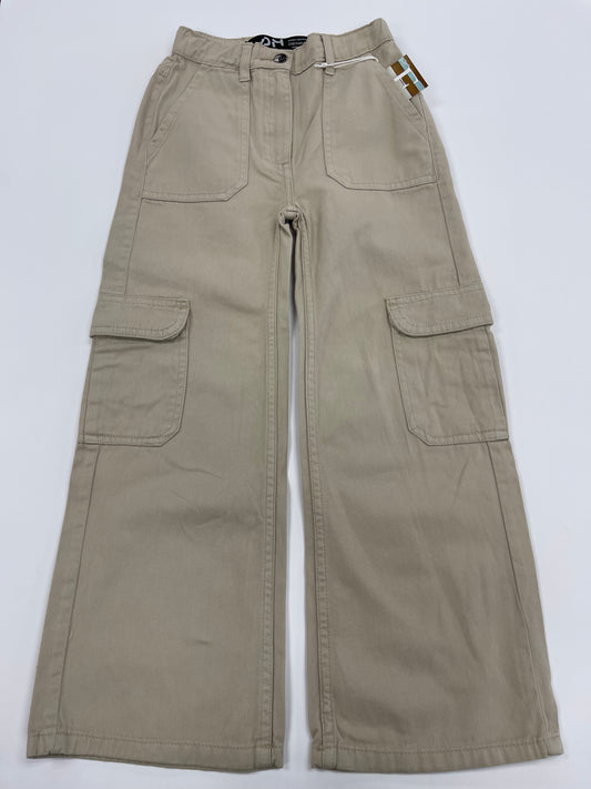 Beige Cargo Twill Pant