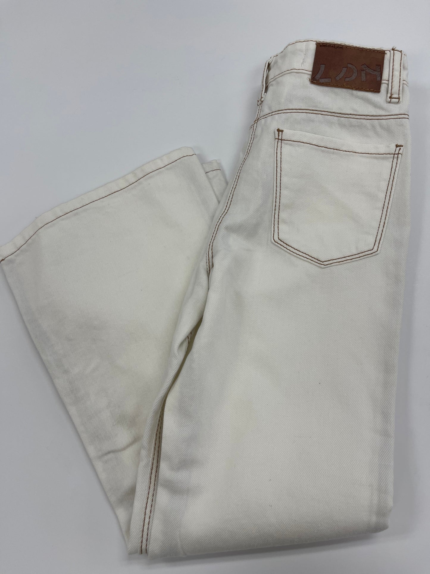 Ecru Twill Fashion Pant