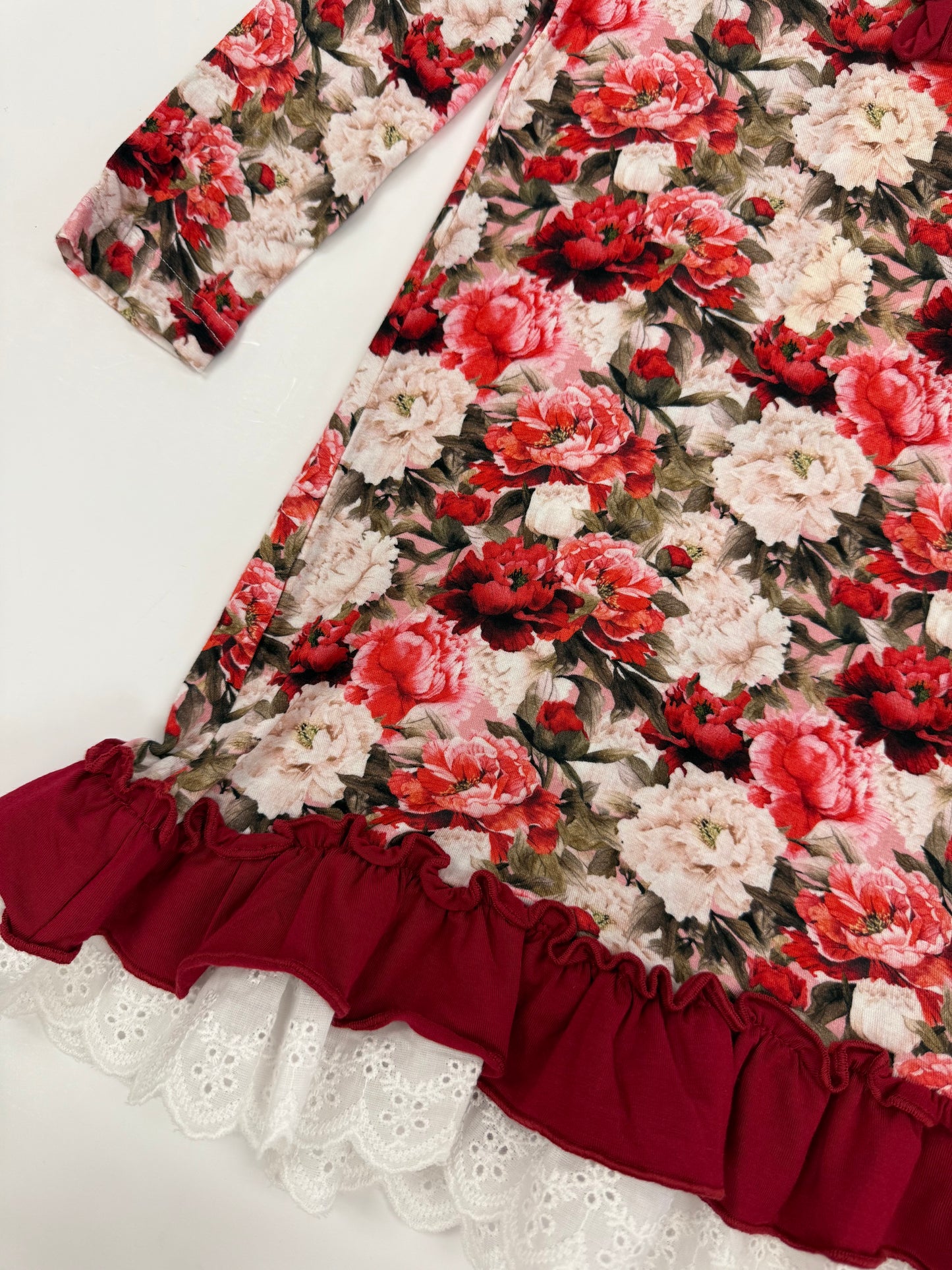 Crimson Bloom Nightgown