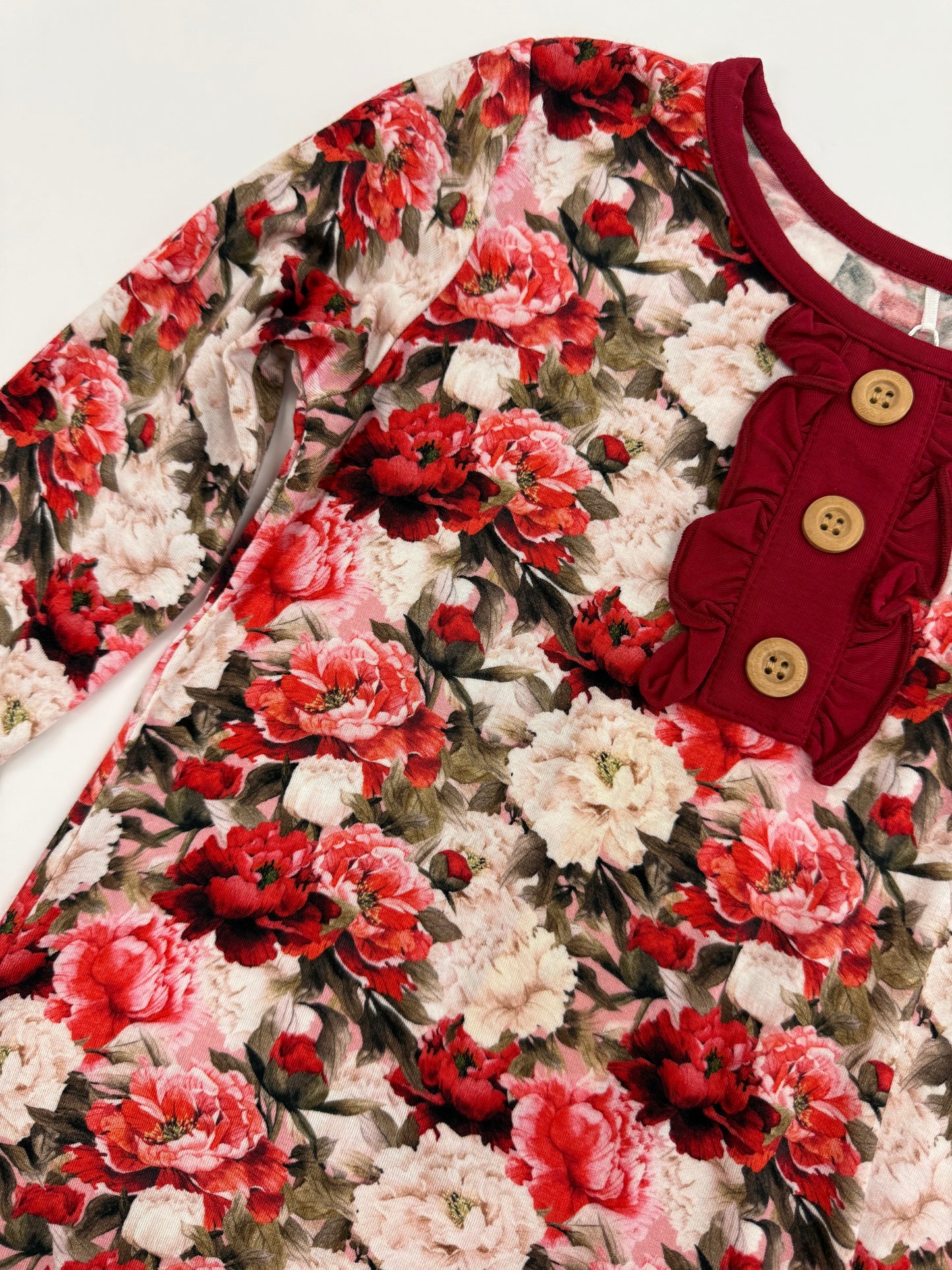 Crimson Bloom Nightgown