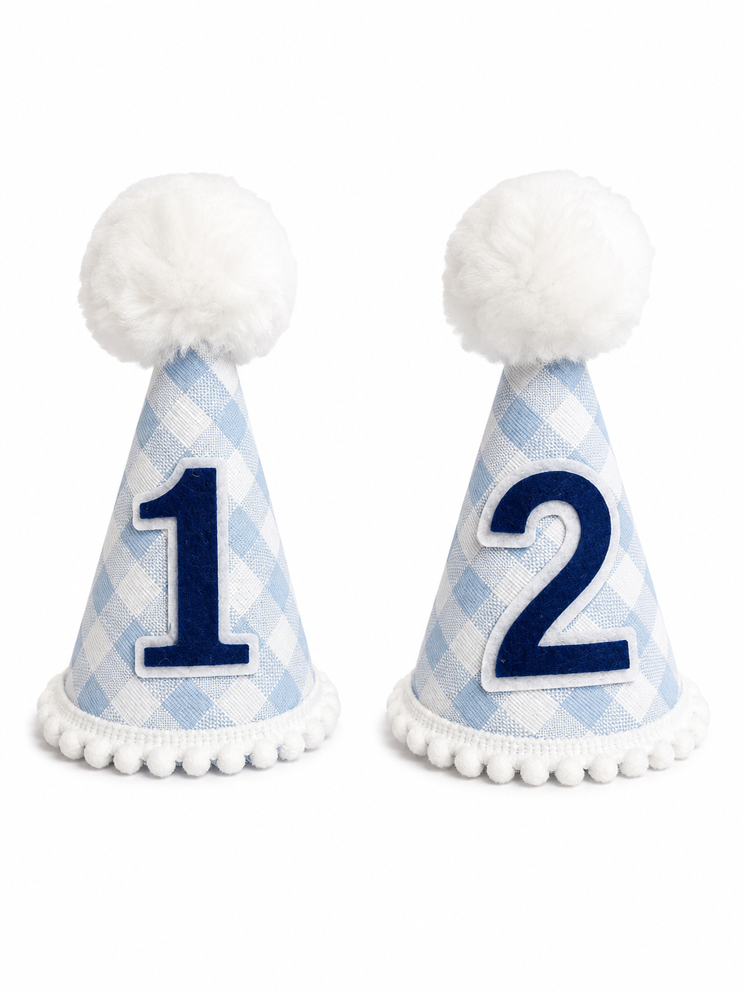 Lt. Blue Gingham Hat