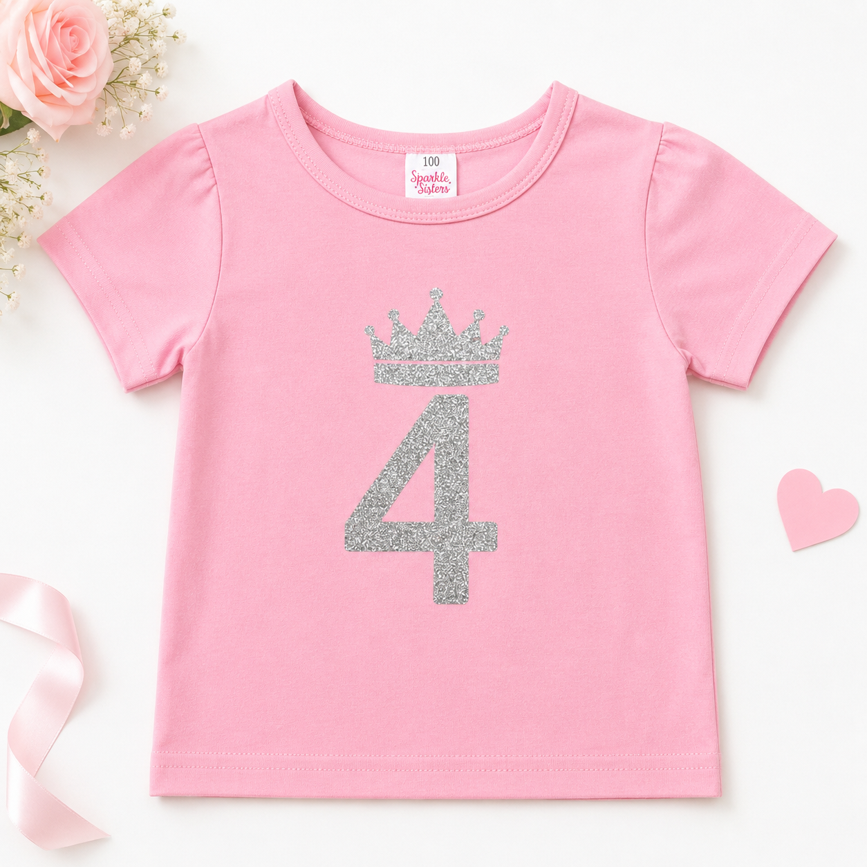 #4 Silver Pink Tee