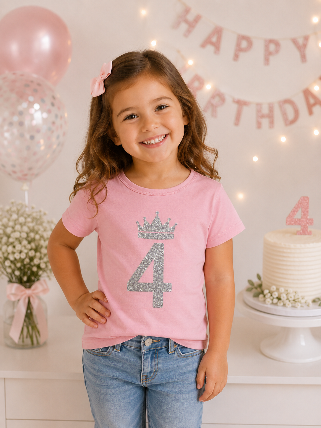 #4 Silver Pink Tee
