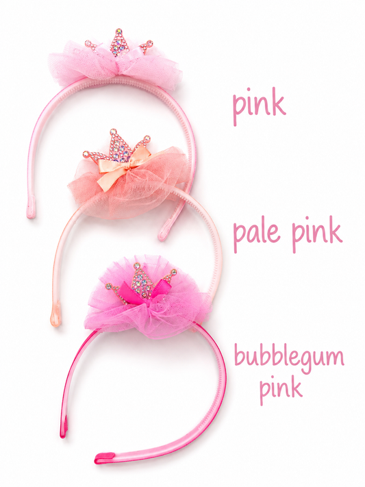 Rhinestone Felt Tiara Headband