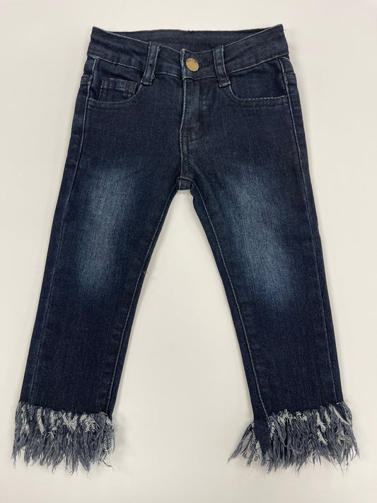 Shaggy Hem Jeans