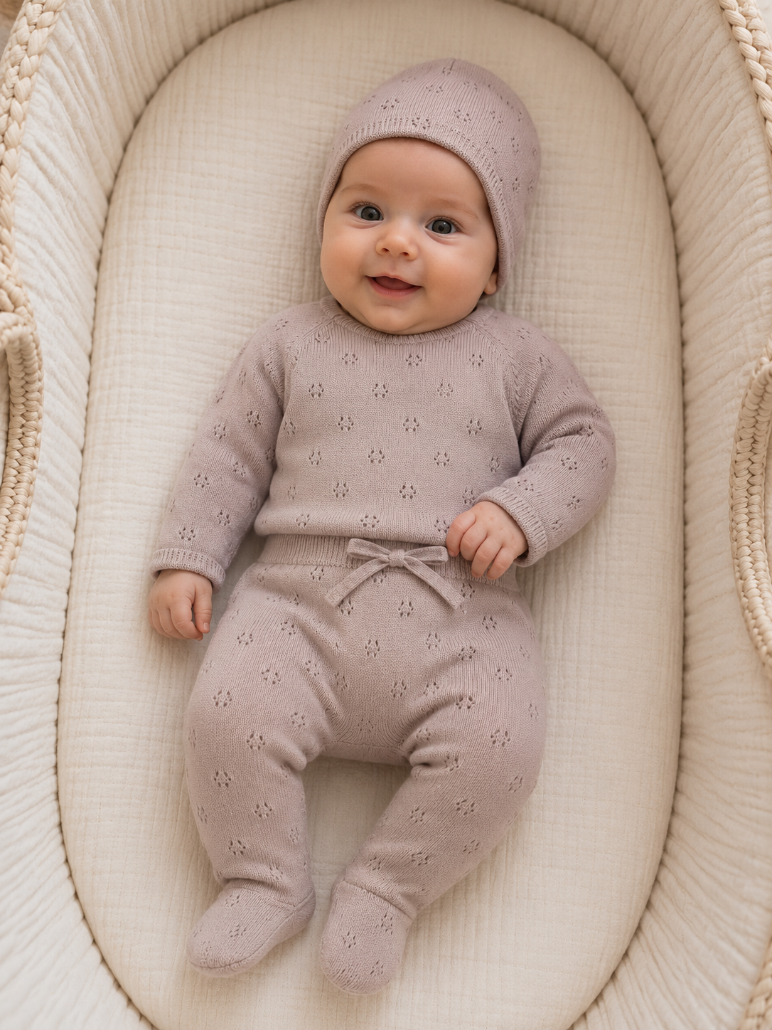 Candy Patterned Knit Set