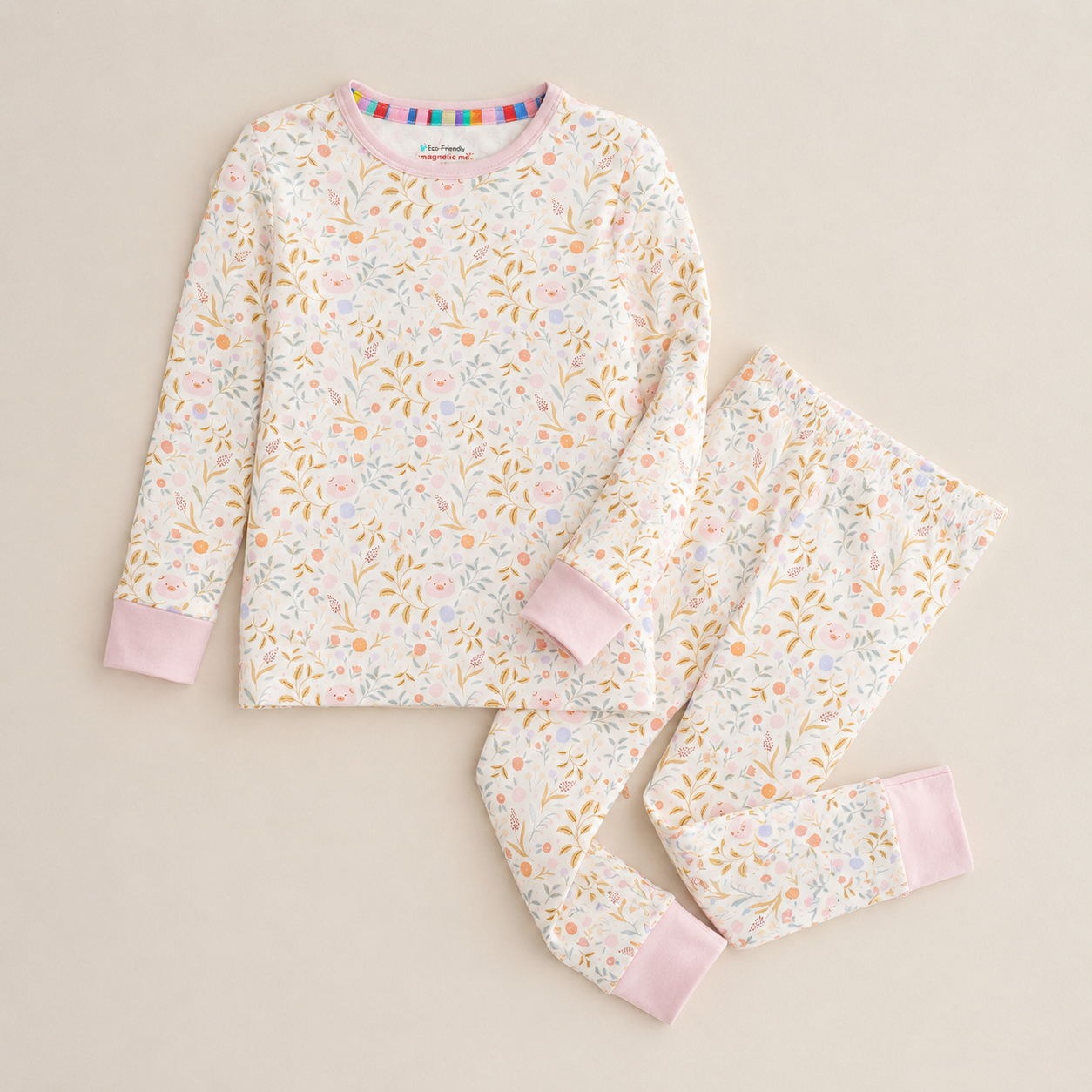 Oinklet Magnetic Long Sleeve PJ Set