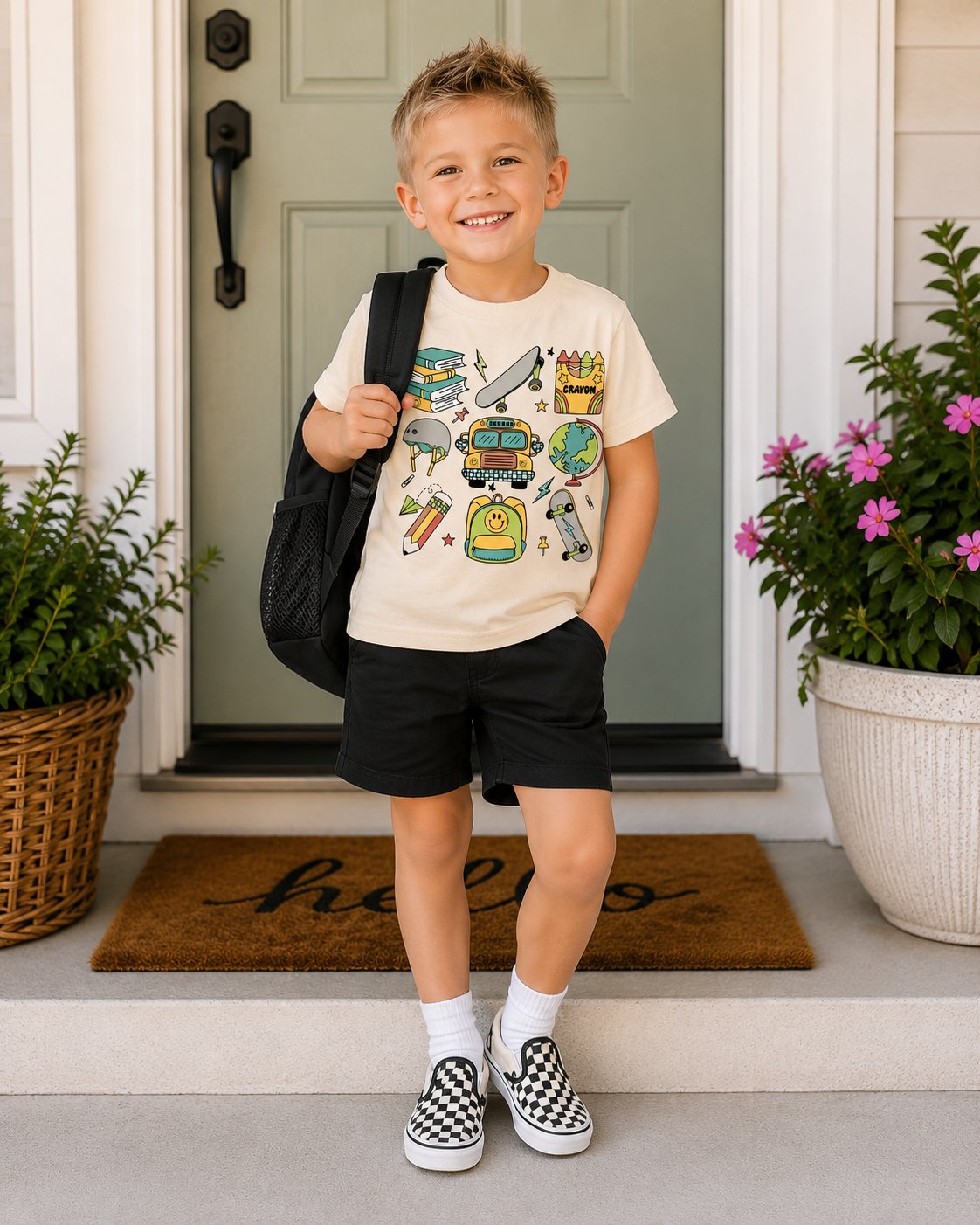 Cute Boys School Shirt