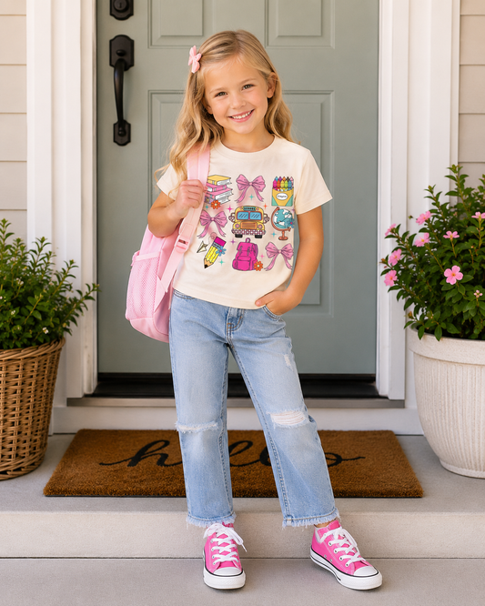 Cute Girls School Shirt
