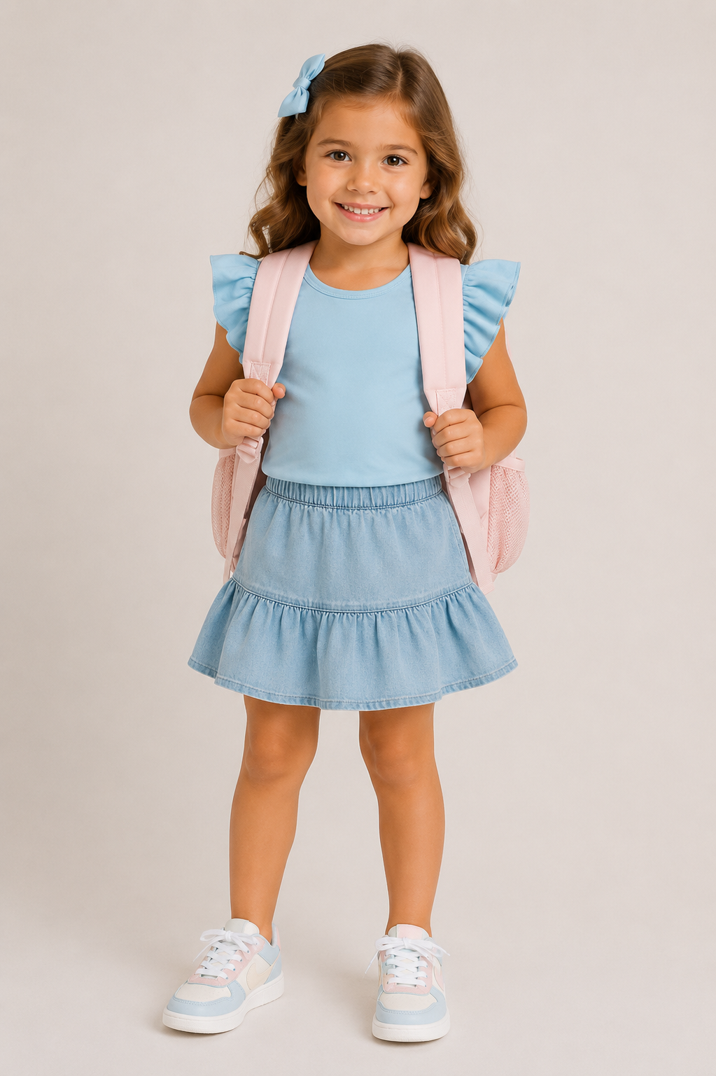 Bluebird SS Ruffle Tee