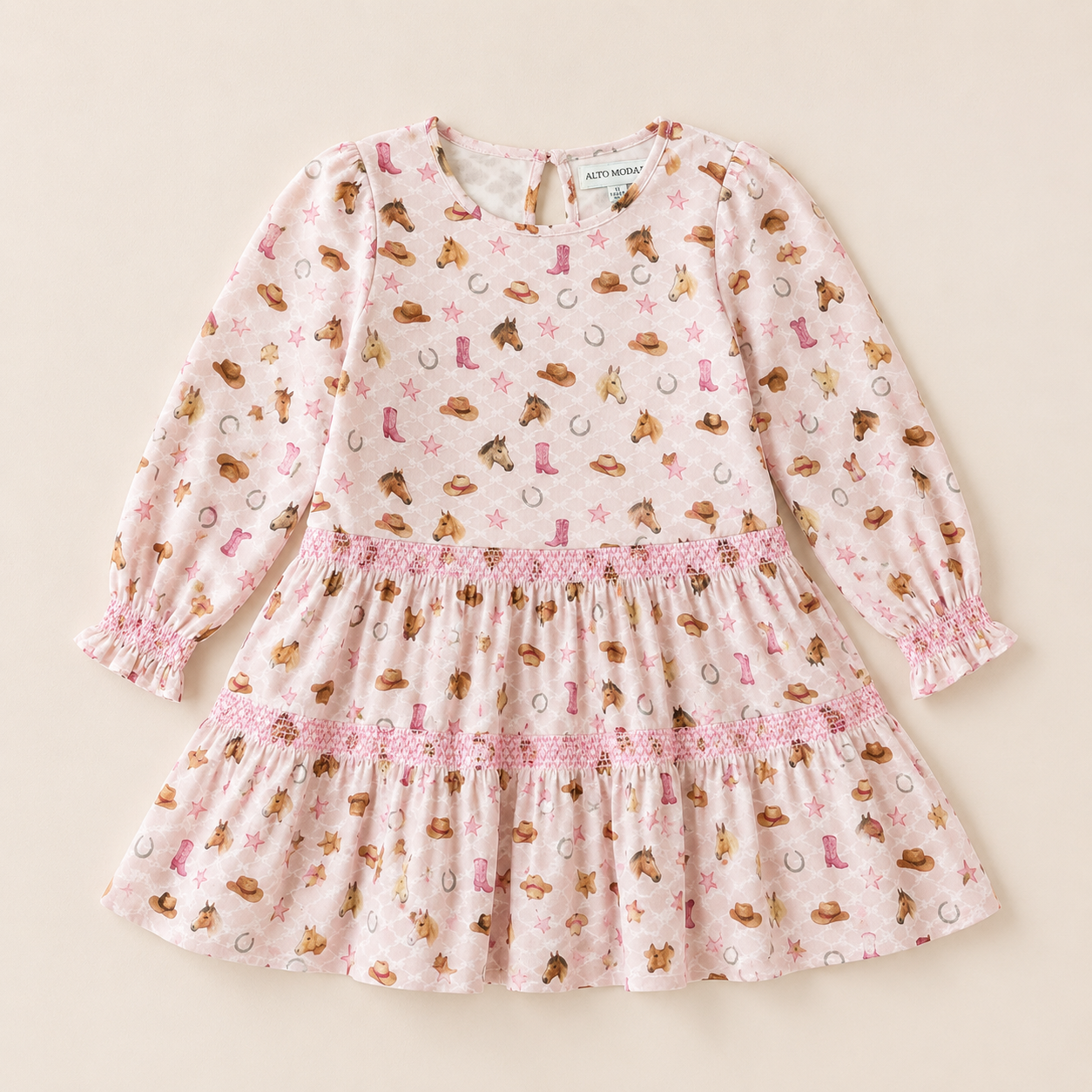 Western Boots Twirl Dress