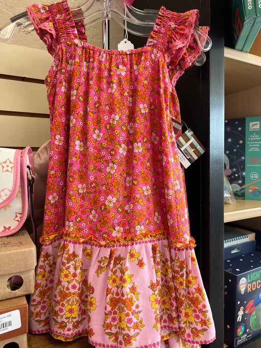 Pink Daffodil Maya Dress