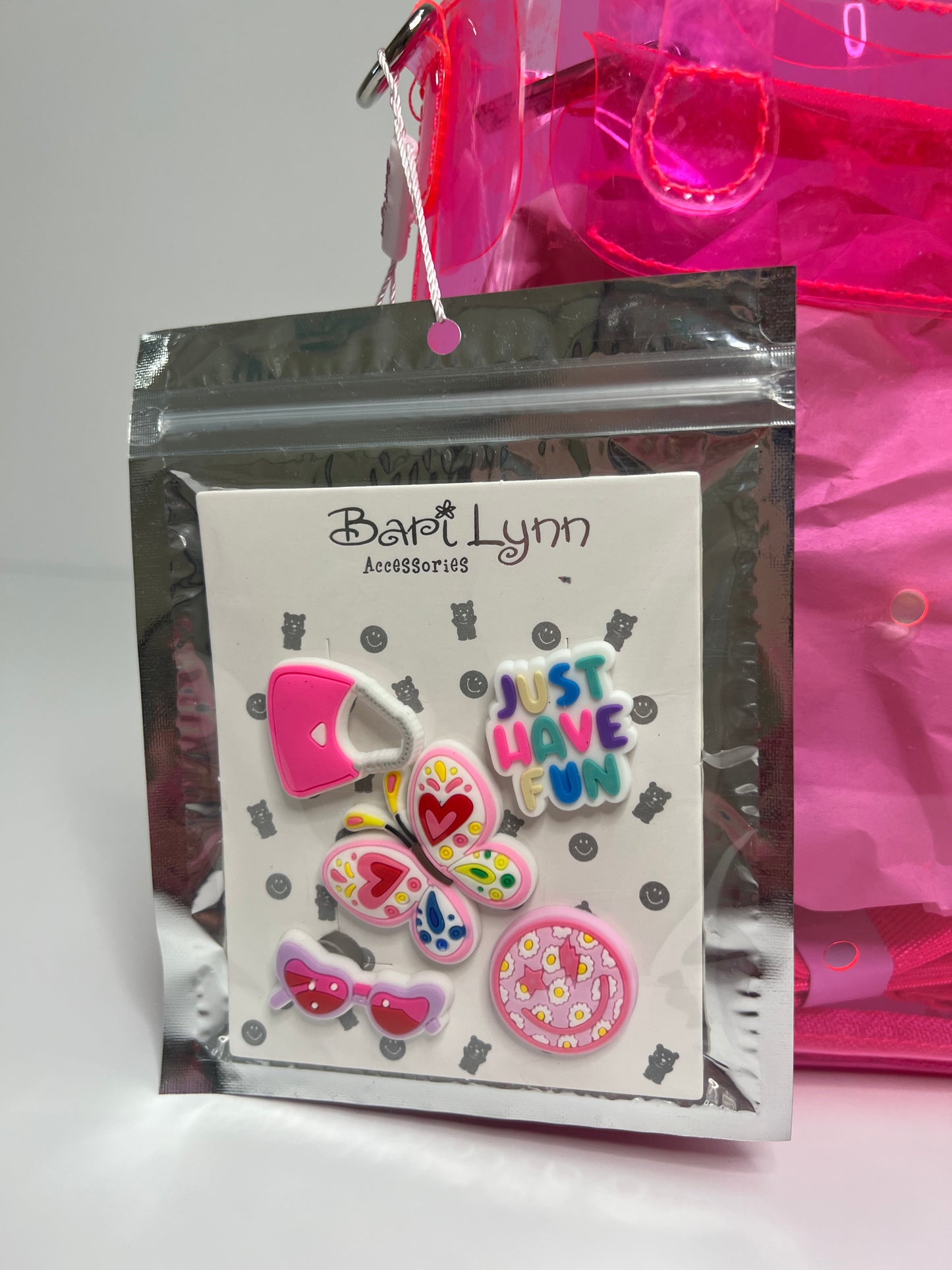 HP Clear Bag with Charms