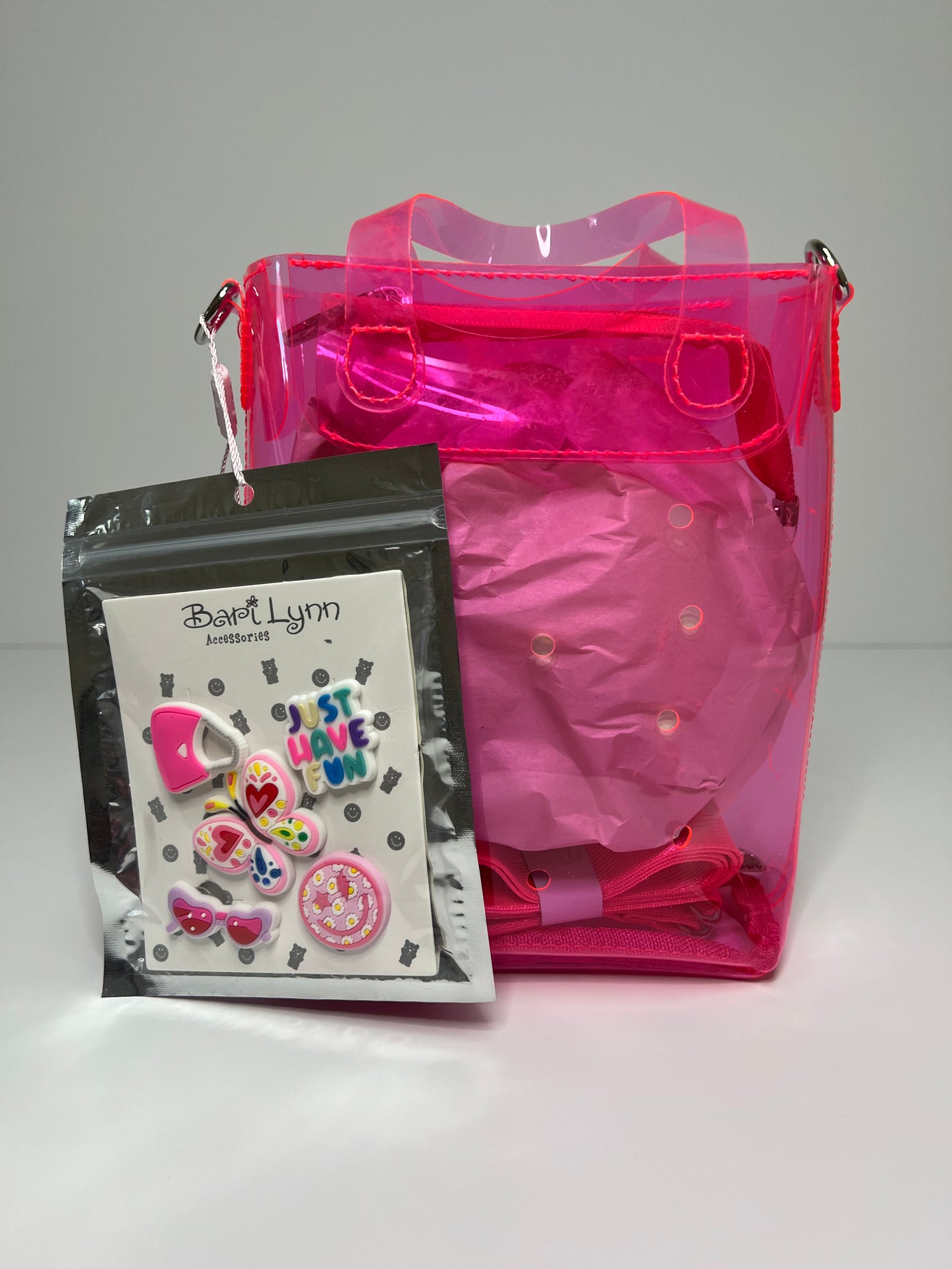 HP Clear Bag with Charms