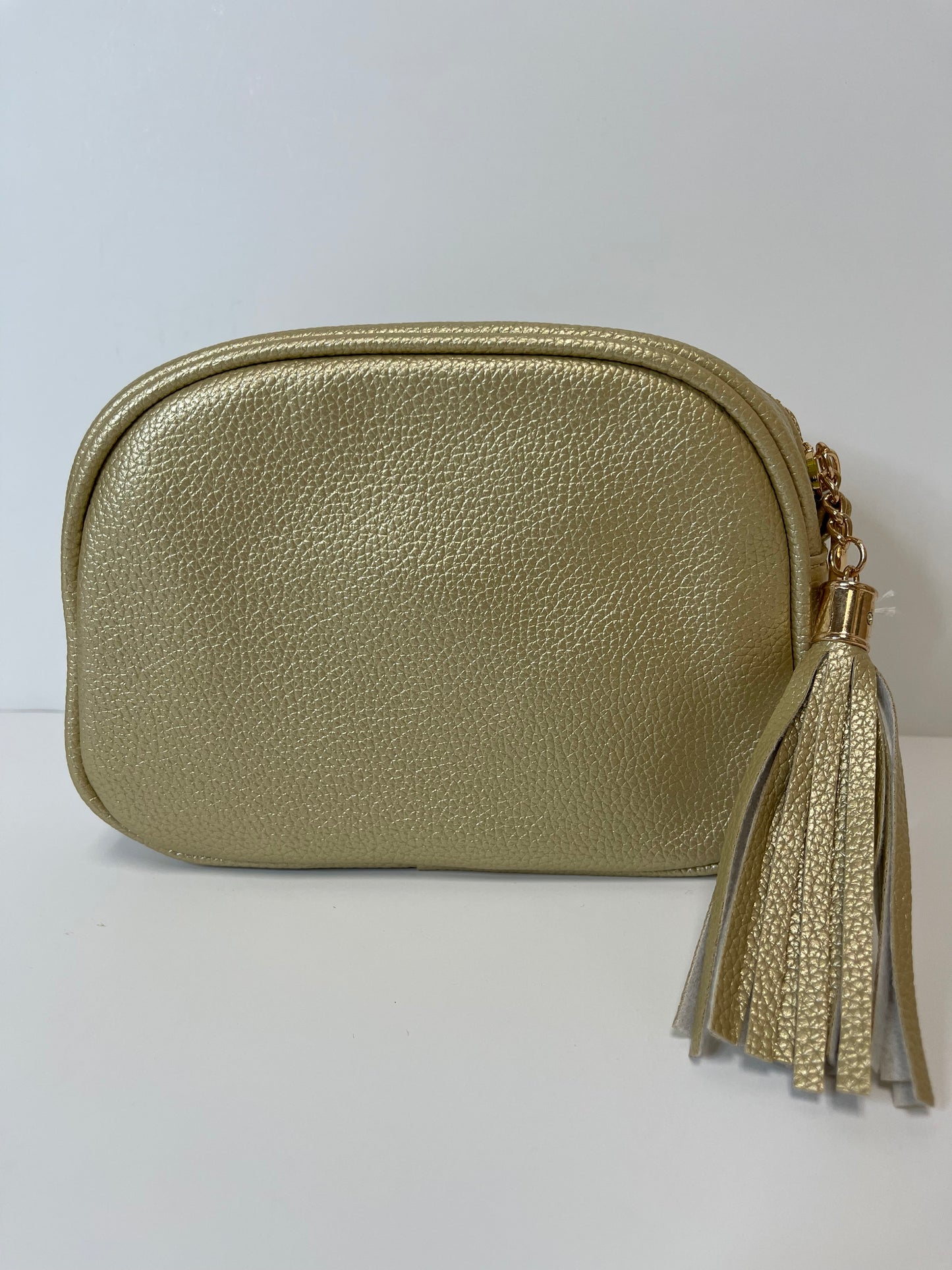 Gold Wide Strap Bag