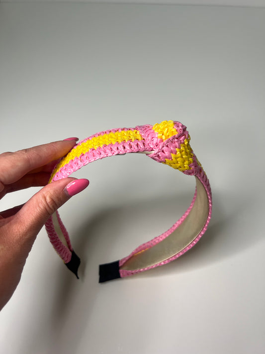 Pink Yellow Weaved HB