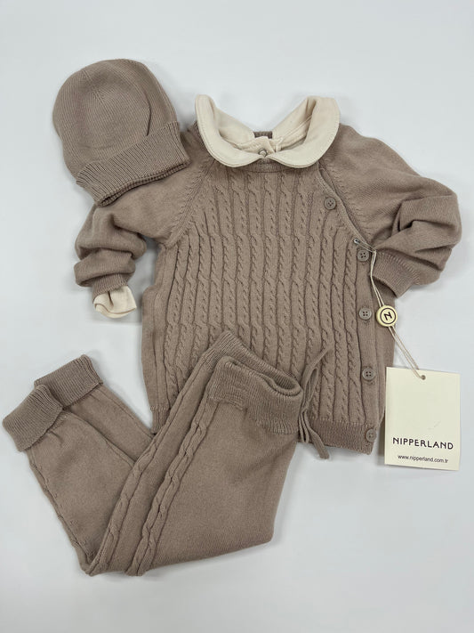 Stone Peter Pan Knit Set