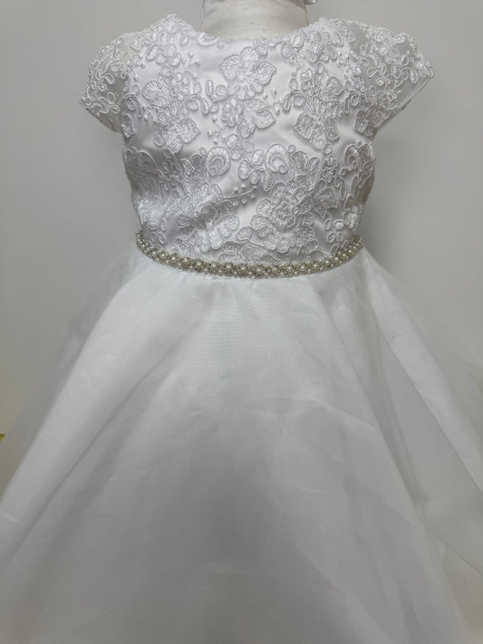 5851S Lace Bodice Dress