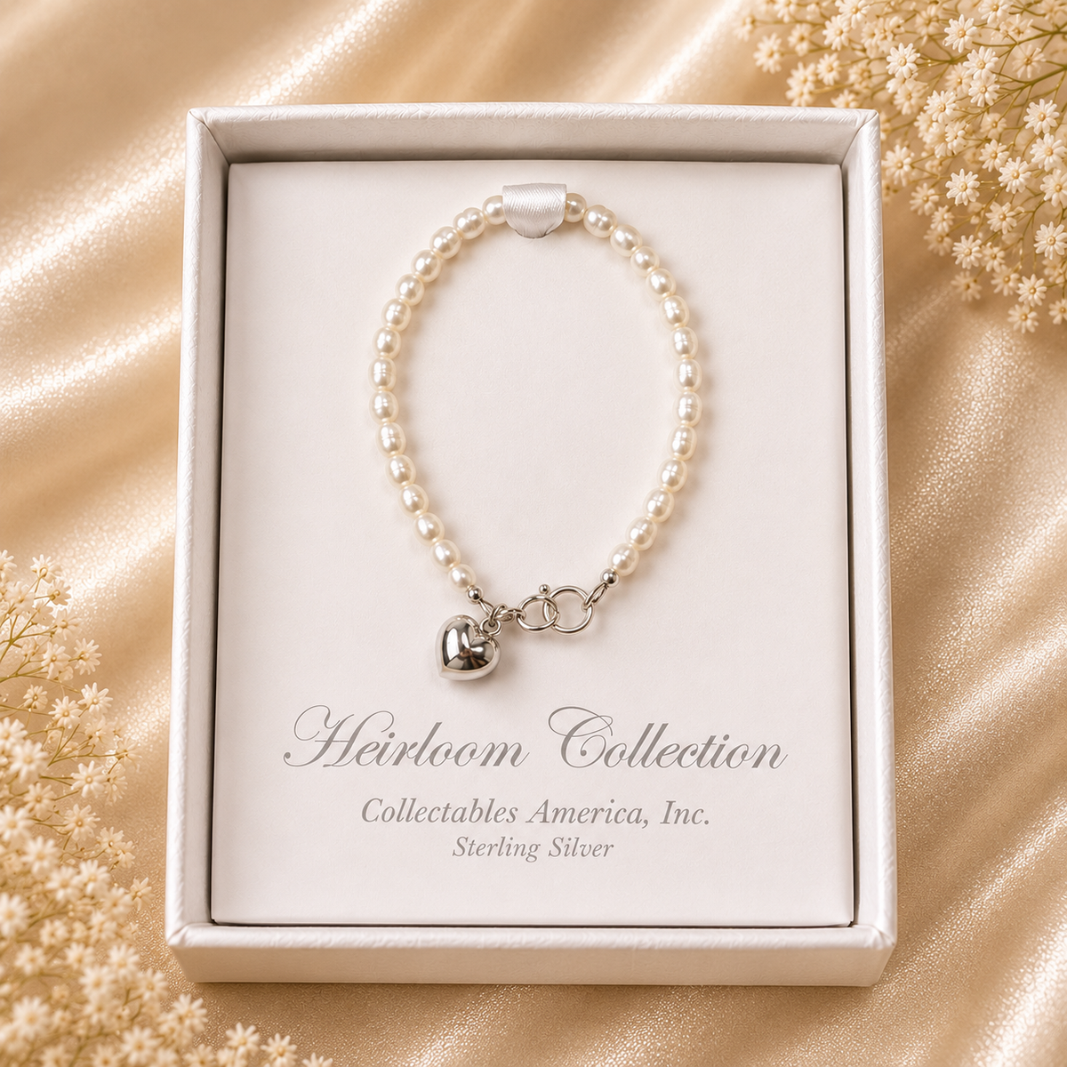 STG-162HT SS White Bracelet