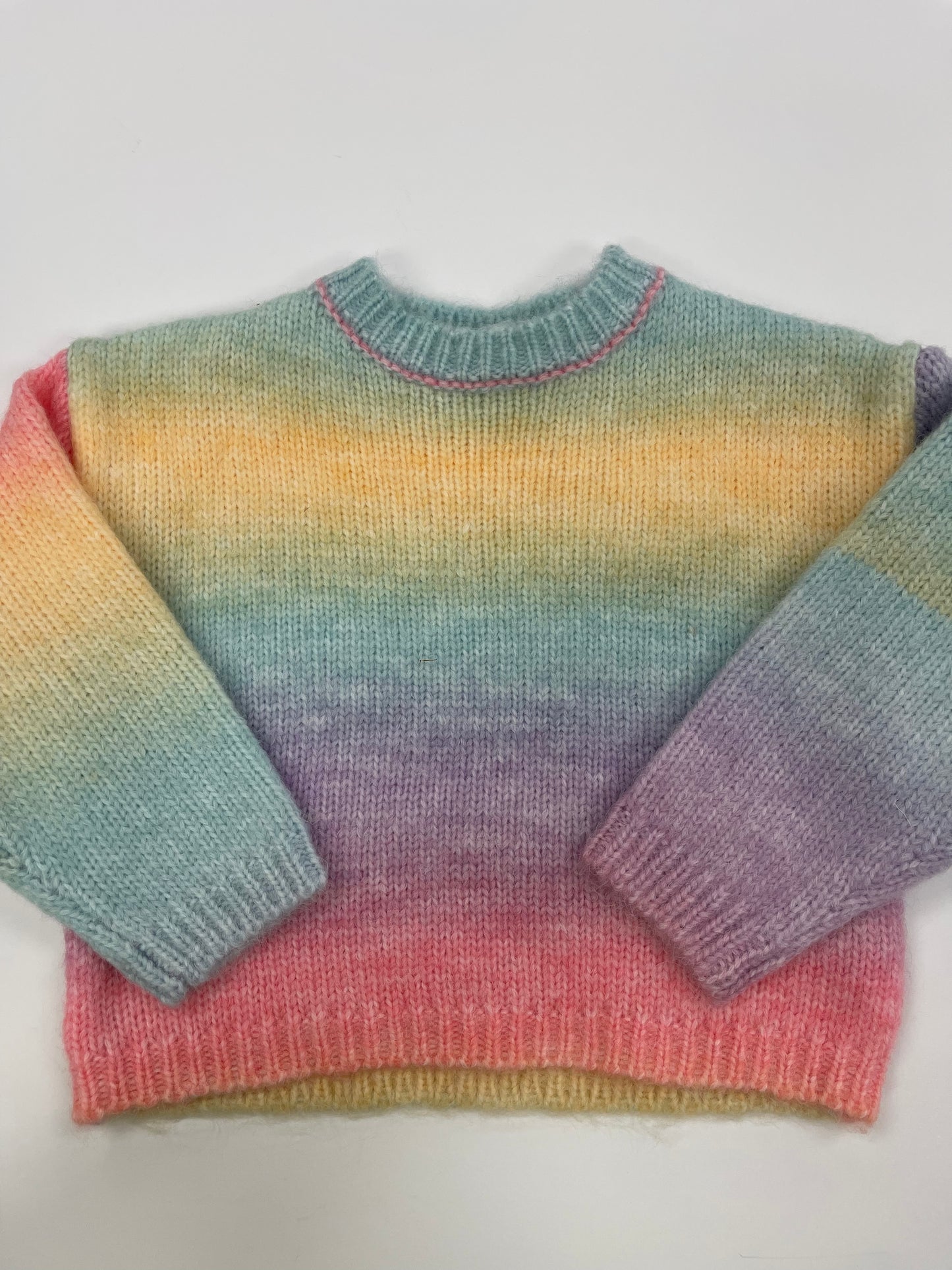 Pastel Sorbet Cozy Sweater